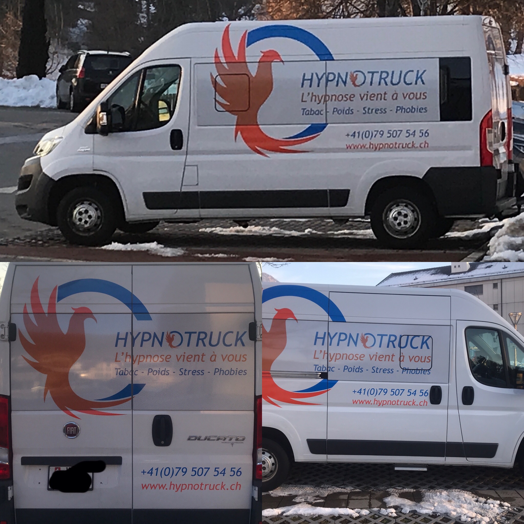 L'Hypnotruck vu sous différents angles